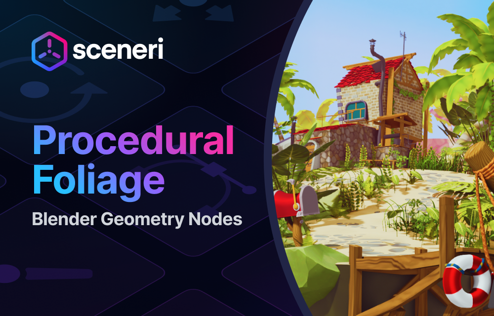 Procedural Foliage with Blender Geometry Nodes