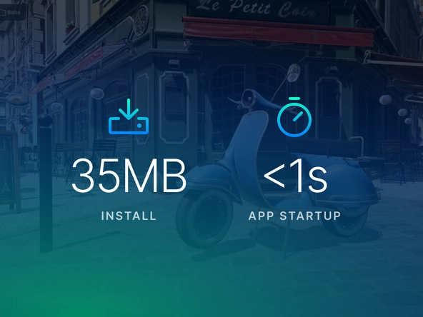 Fast app startup and load times